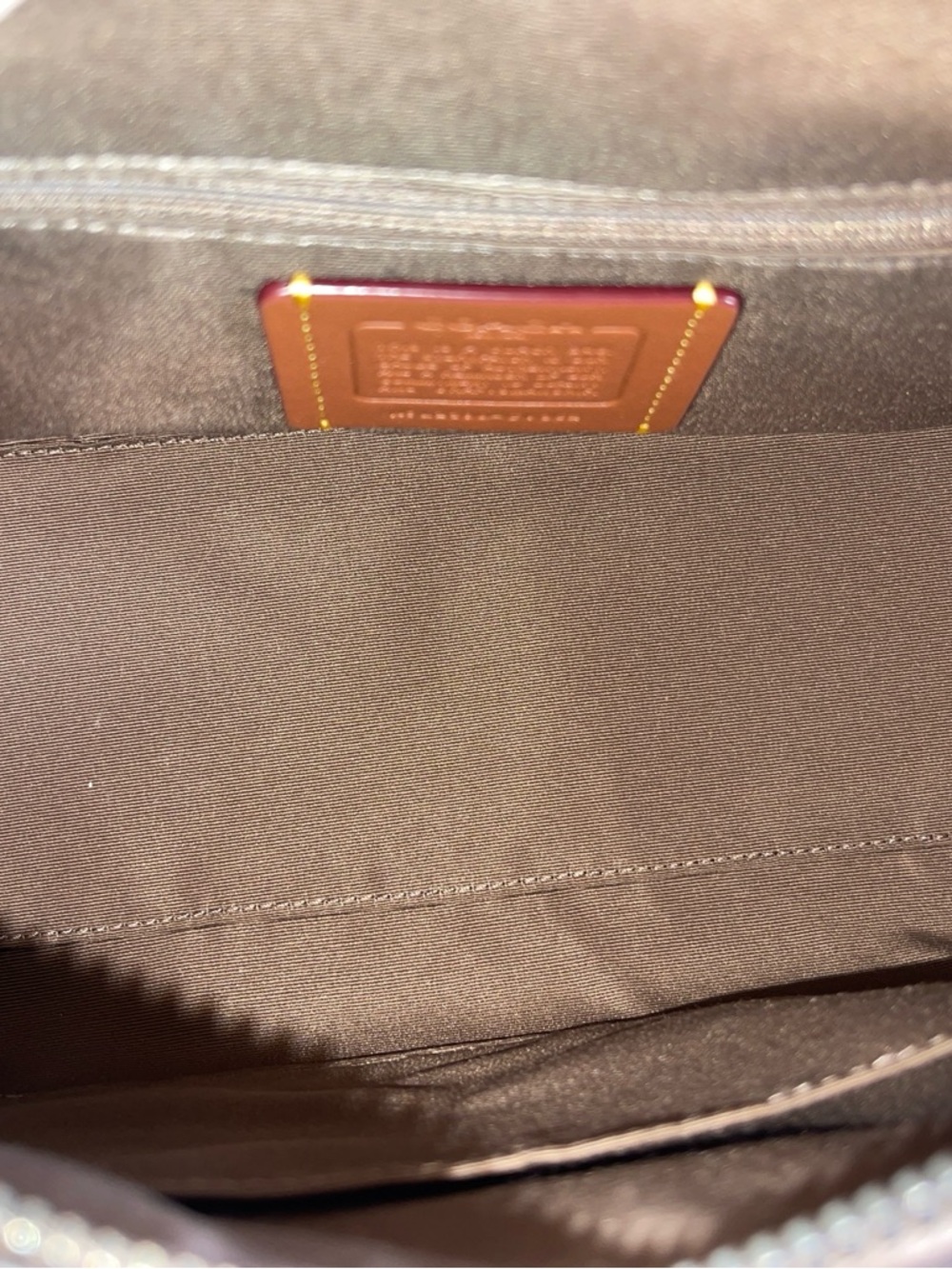 NWT Coach Rowan Satchel in Dark Stone - Picture 8 of 9